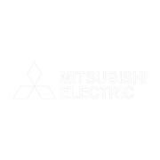 Mitsubishi Electric Logo White Mitsubishi Electric Logo White